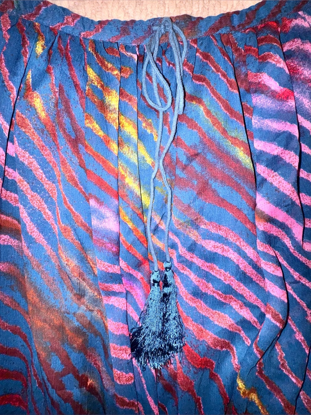 Free People True To You Altered Boho Maxi Skirt Size Medium - Picture 6 of 10